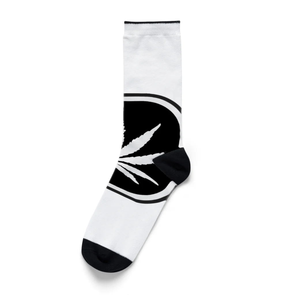 おもしろいTシャツ屋さんのTAIMA 大麻 大麻草 マリファナ cannabis marijuana Socks