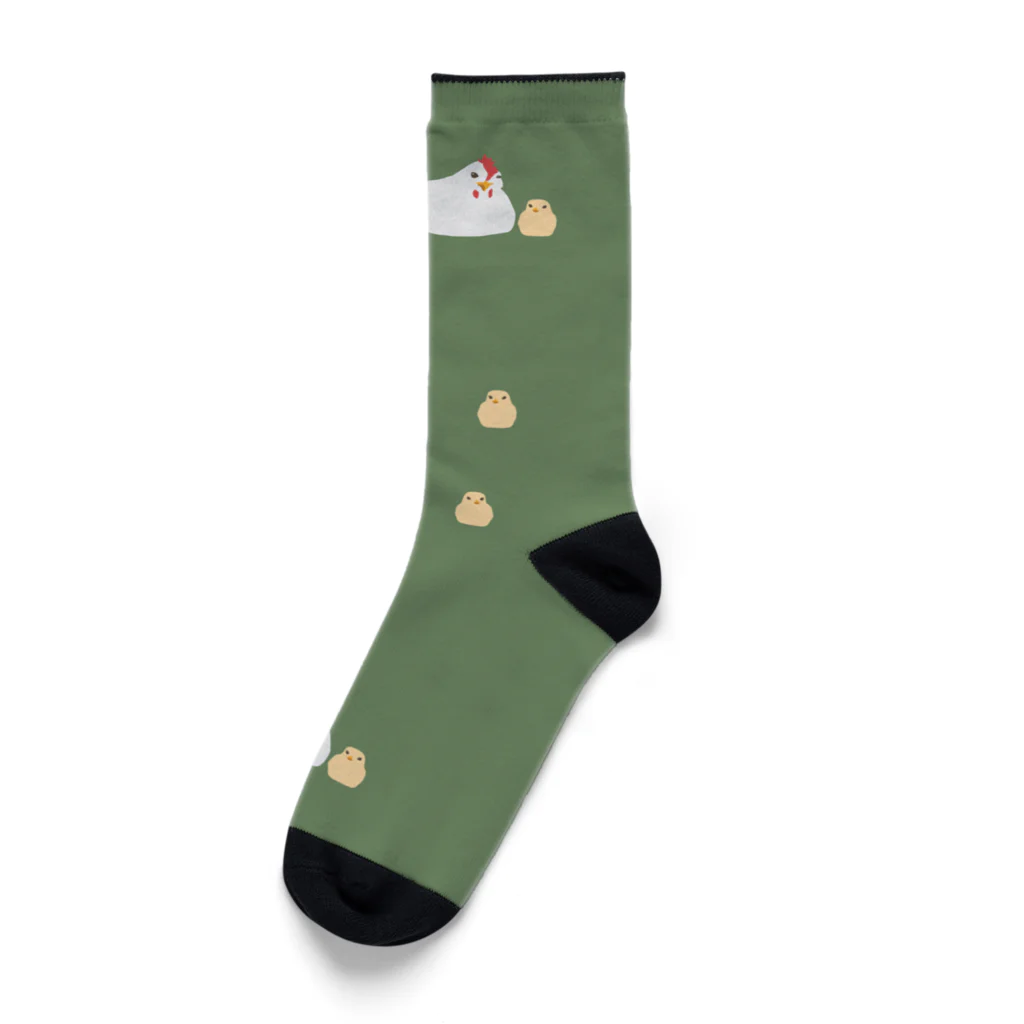 lemole スズリ店のコッコのくつした Socks