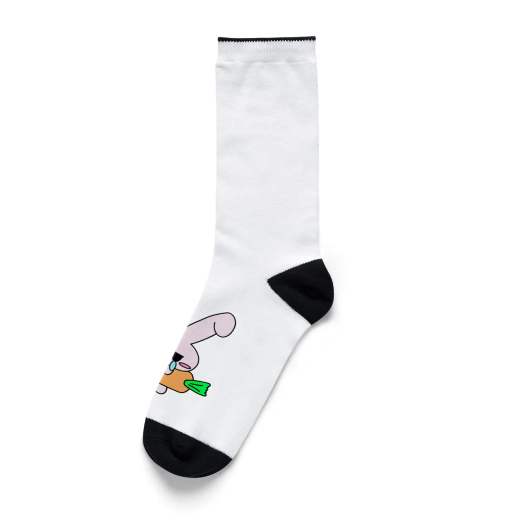 ムスっと！のピエンとうさちゃん Socks