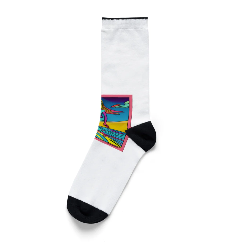 COCOSURFのサイケデリックCOCO Socks