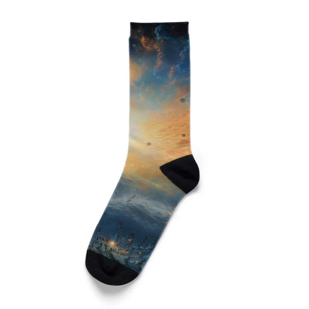 chisiki_houkoの知識の宝庫の宇宙 Socks