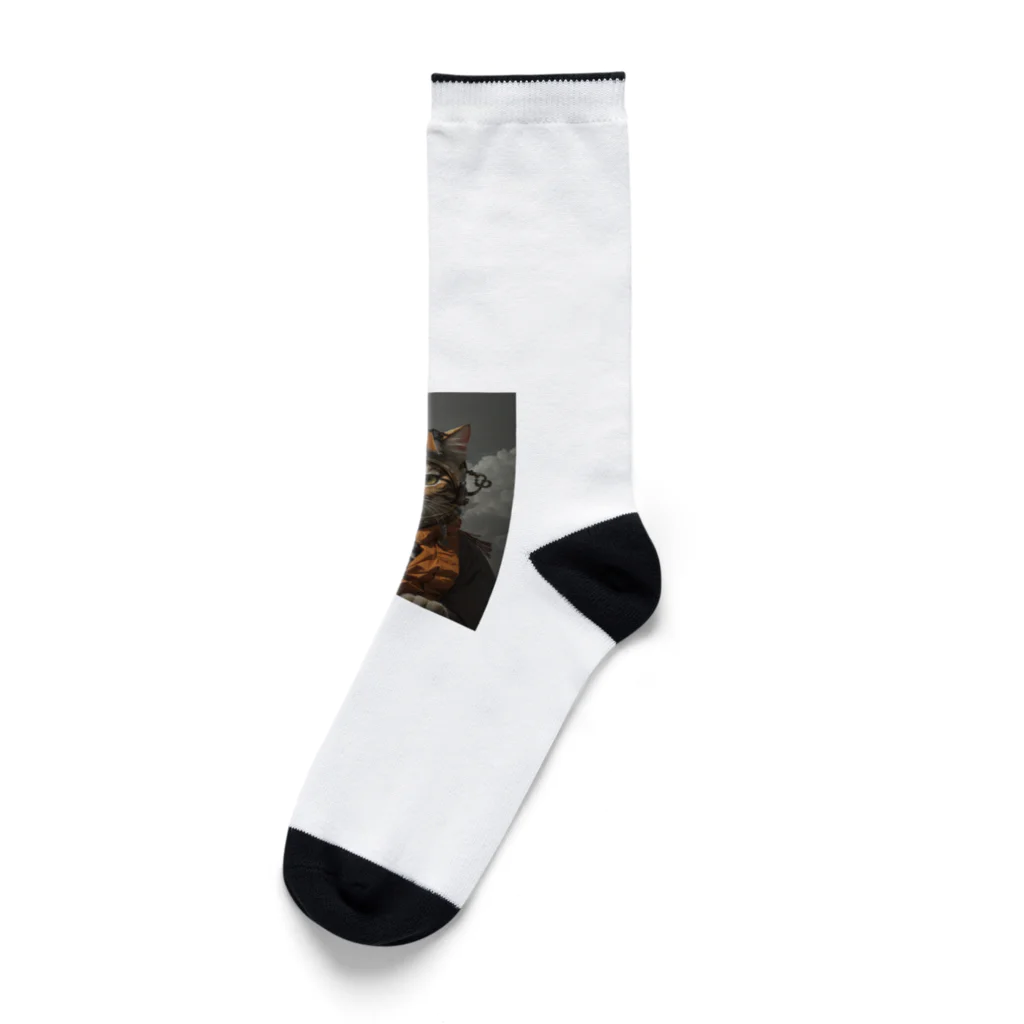 kenzolakeのクールなネコ Socks