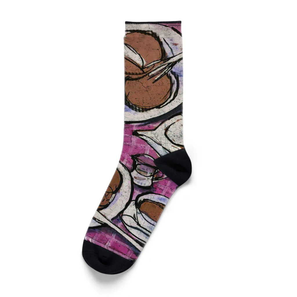 HAYATO-TのEarly spring lunch Socks