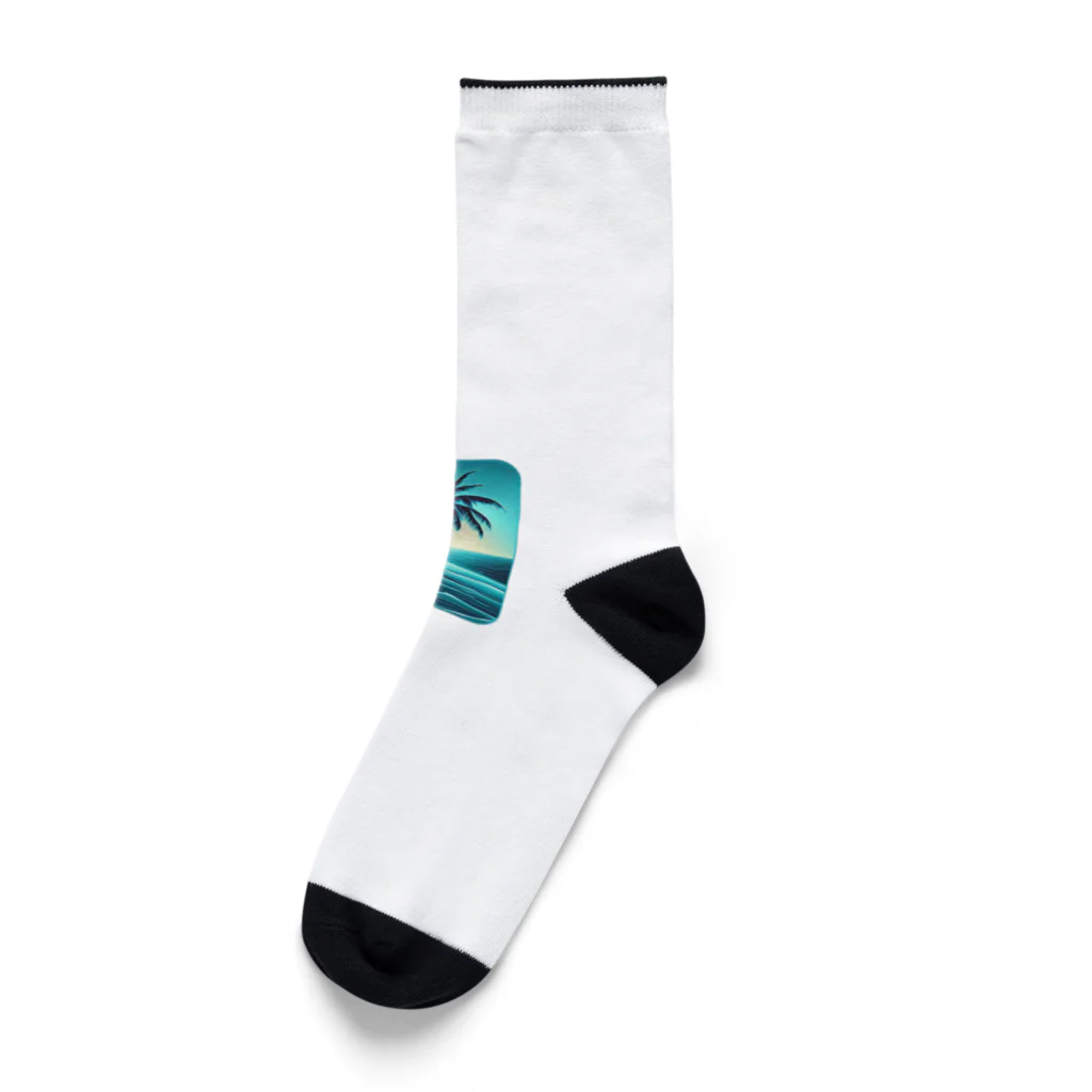 YSYSYSの水色の楽園 Socks