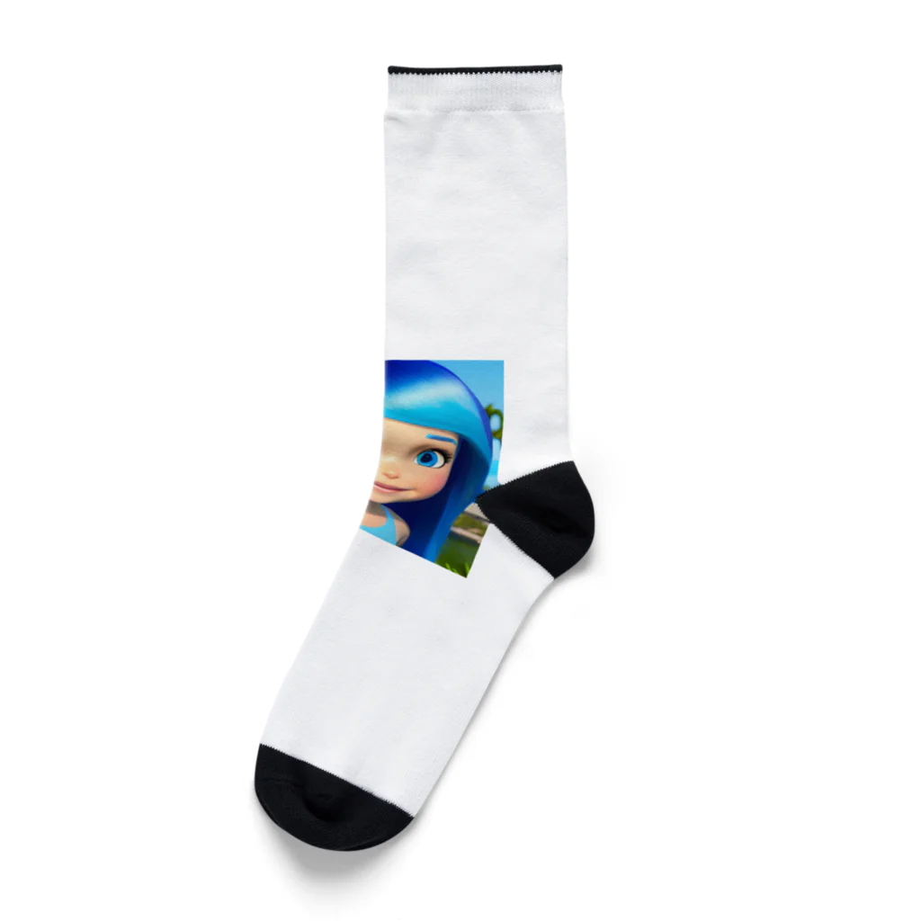 the blue seasonのミア・アクアマリン Socks