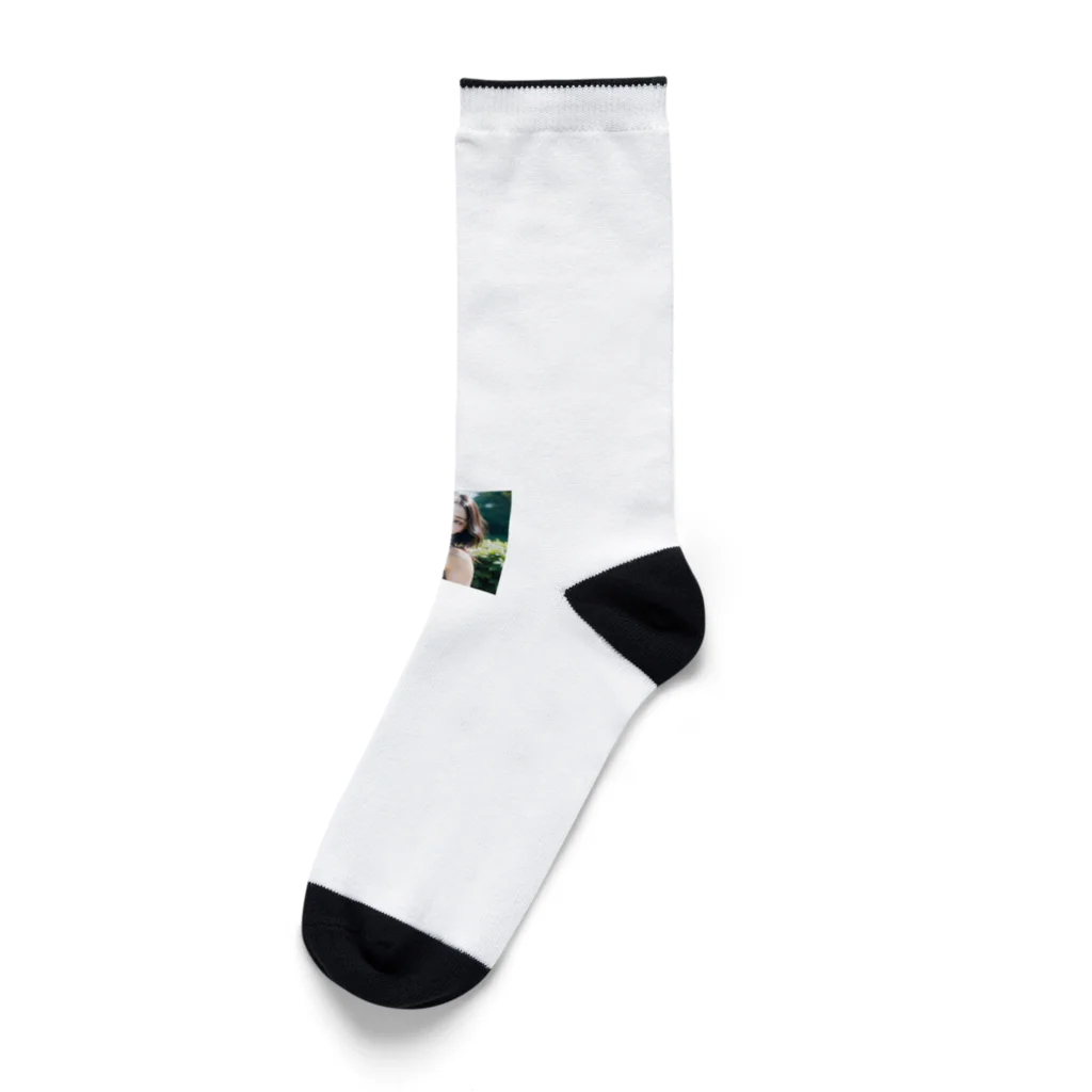 AI美女（appurin）公式グッズの斎藤綾華 Socks