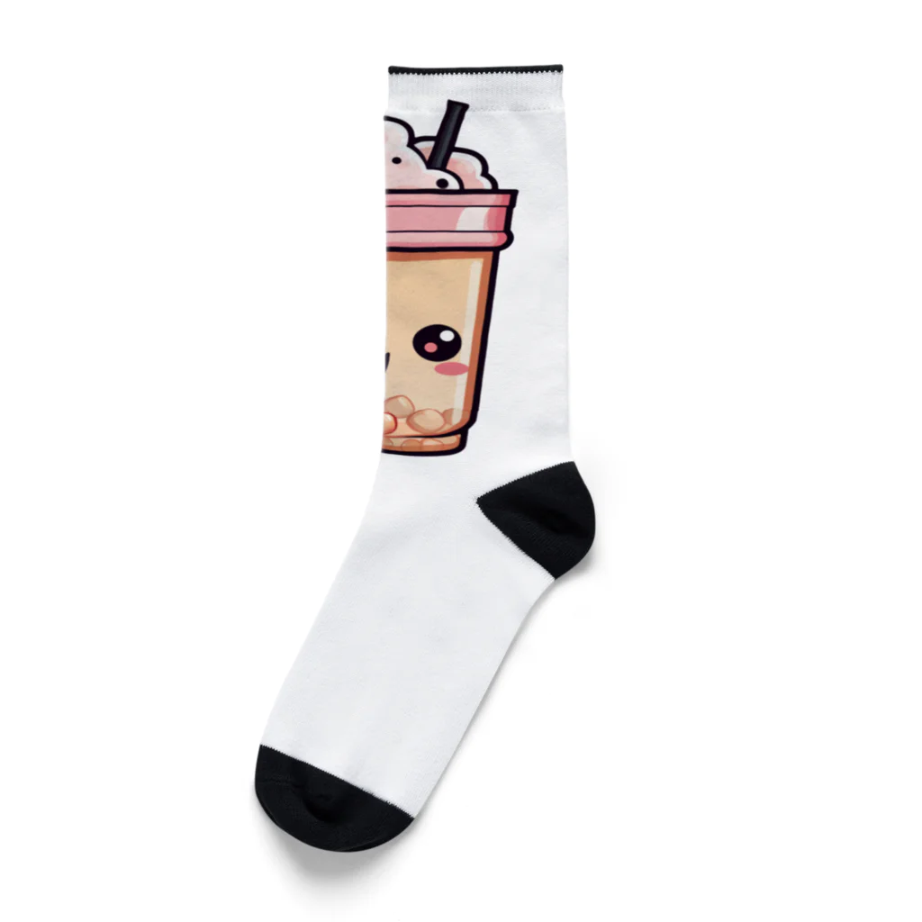 Vasetti_pressのタピオカミルクティー Socks