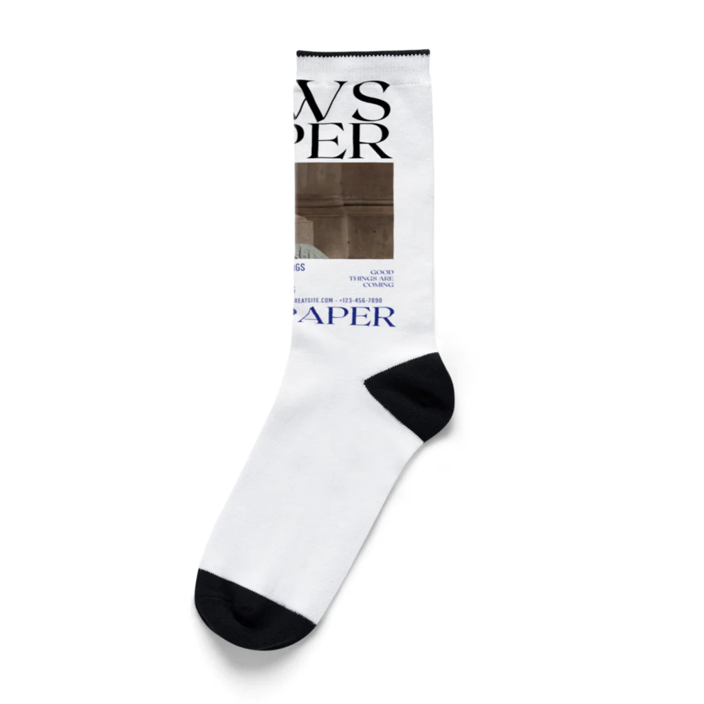 show.のNEWS PAPER Socks