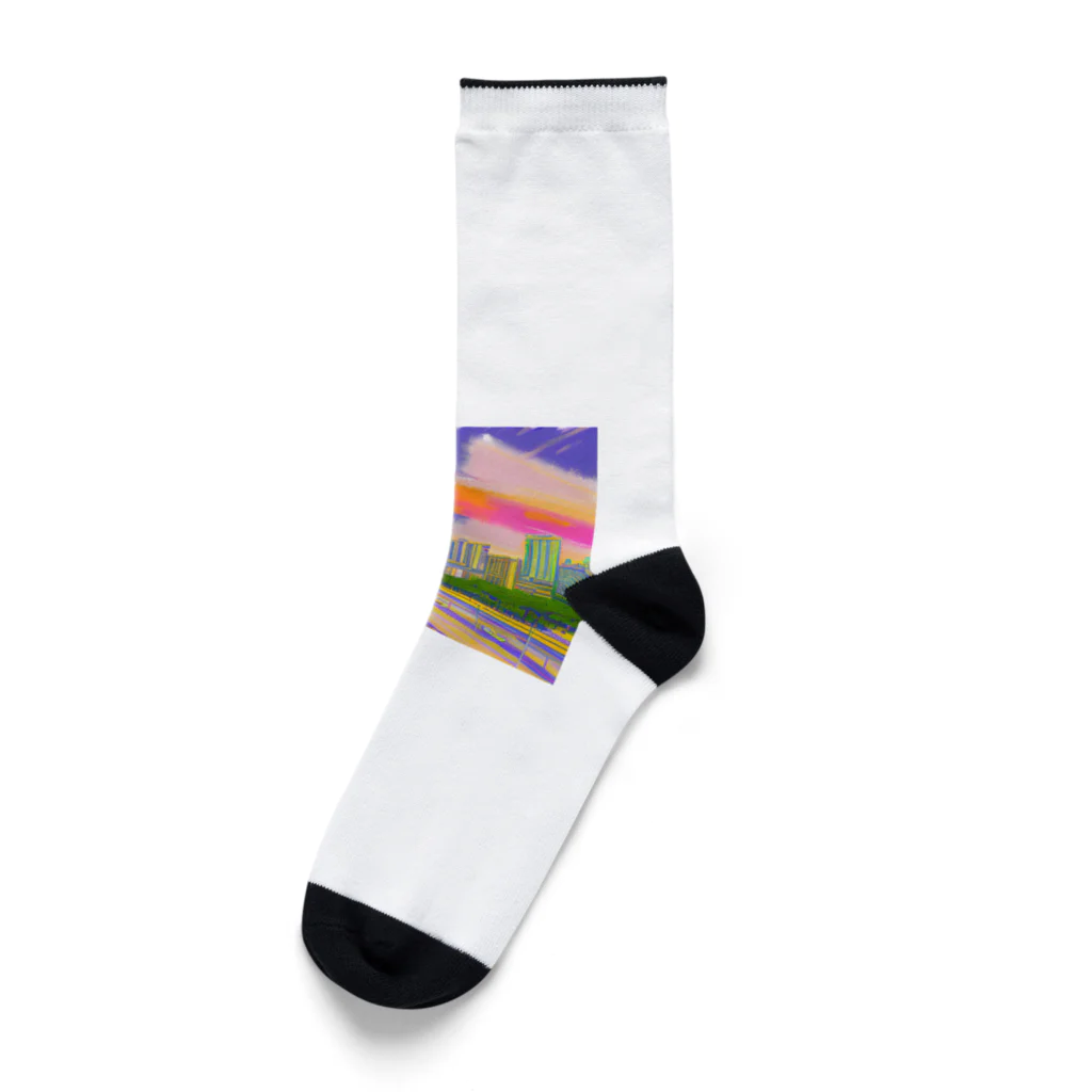 フィットネスパパの水彩のマニラグッズ Socks