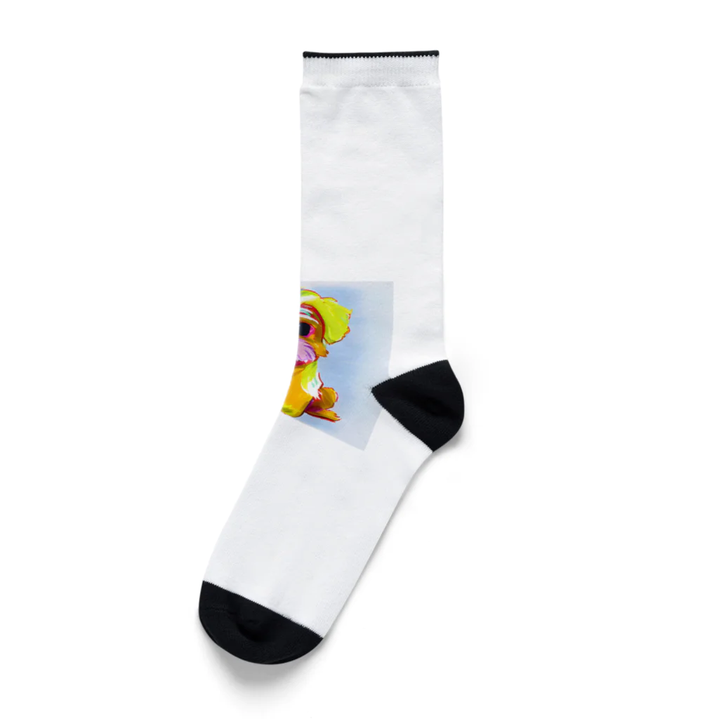 dogcatanimalの可愛いマルチーズグッズ Socks