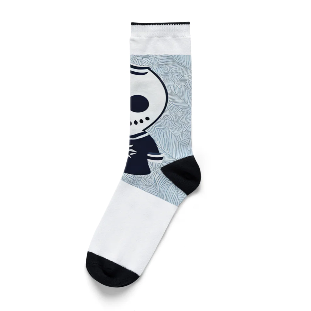 PEANUTSCHIBAのガイコツくん Socks