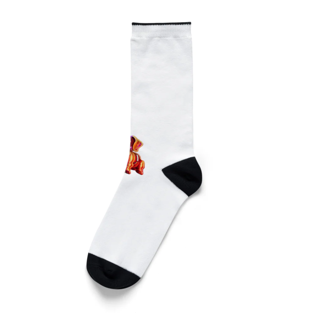 MaKenEekaRaのネオンダックス Socks