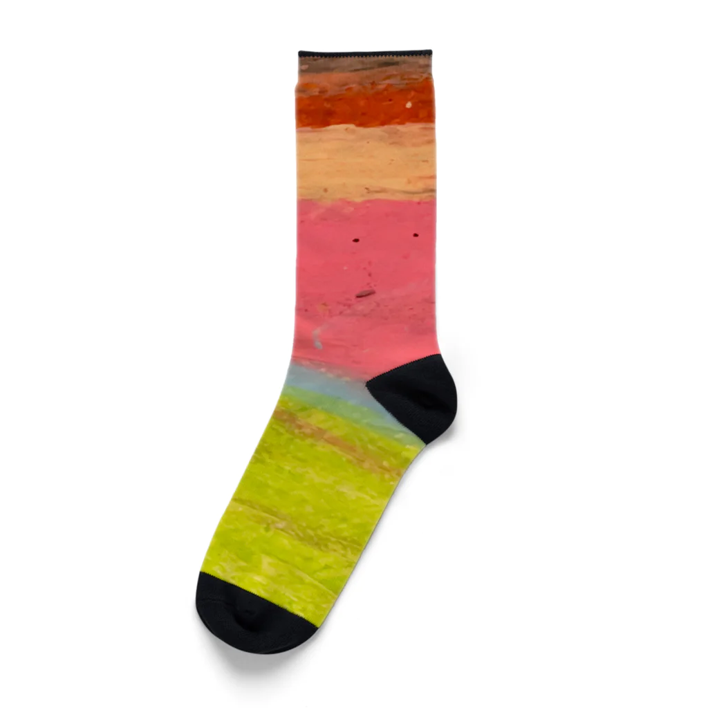 hello.hack.2015のカラーグラデーションソックス Socks