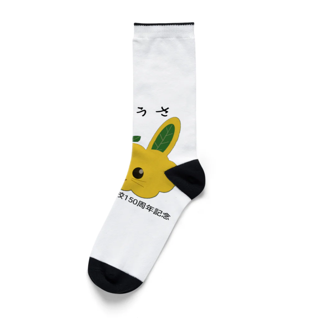 深川小学校150周年記念のふかうさ Socks