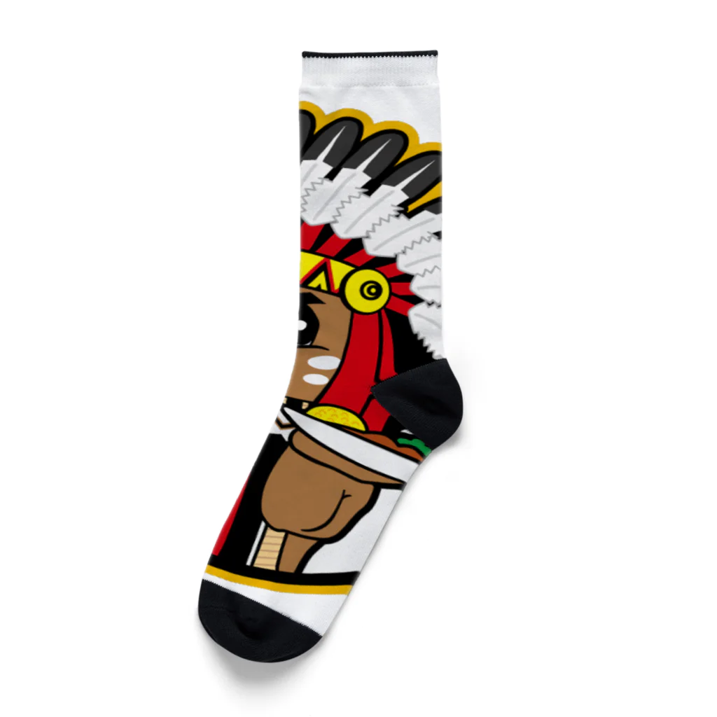 Bad Daddy at SUZURI のゴロチキカリーロゴ Socks