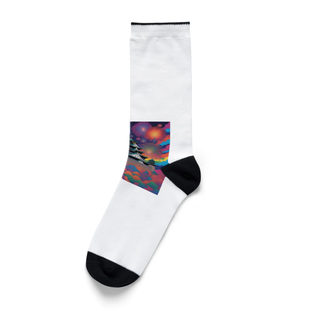 MINTDAISYの煌めきのNightSky Socks