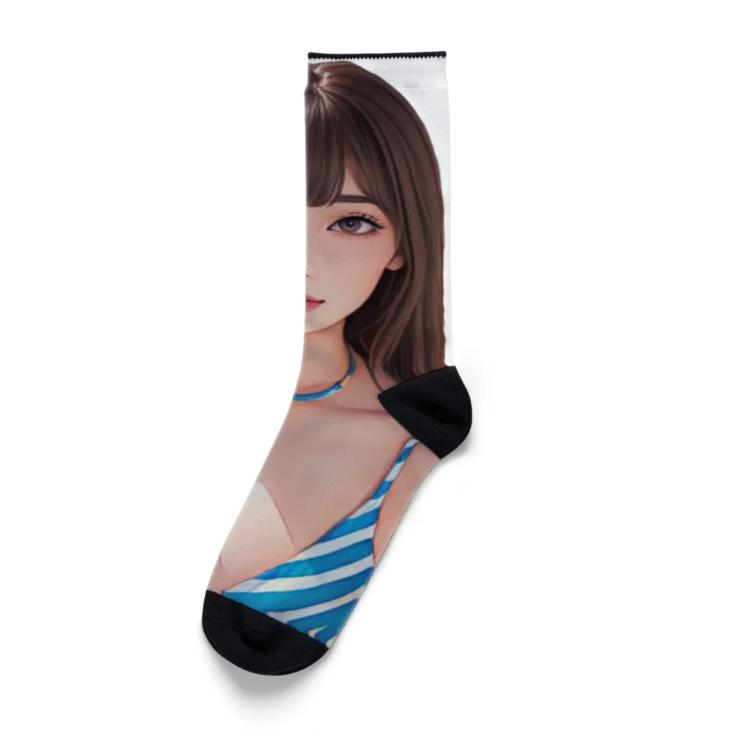 bitpiyoの綺麗なお姉さん Socks