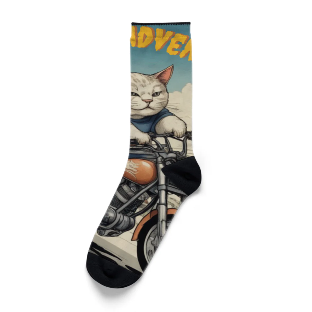 NECOSUIのキャットバイカー Socks