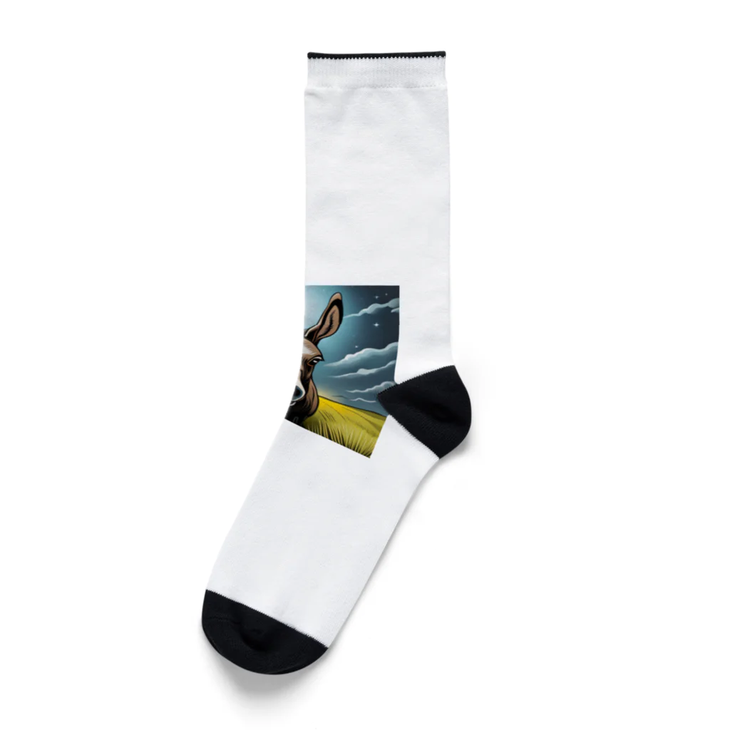 kstm_comの馬くんグッズ Socks