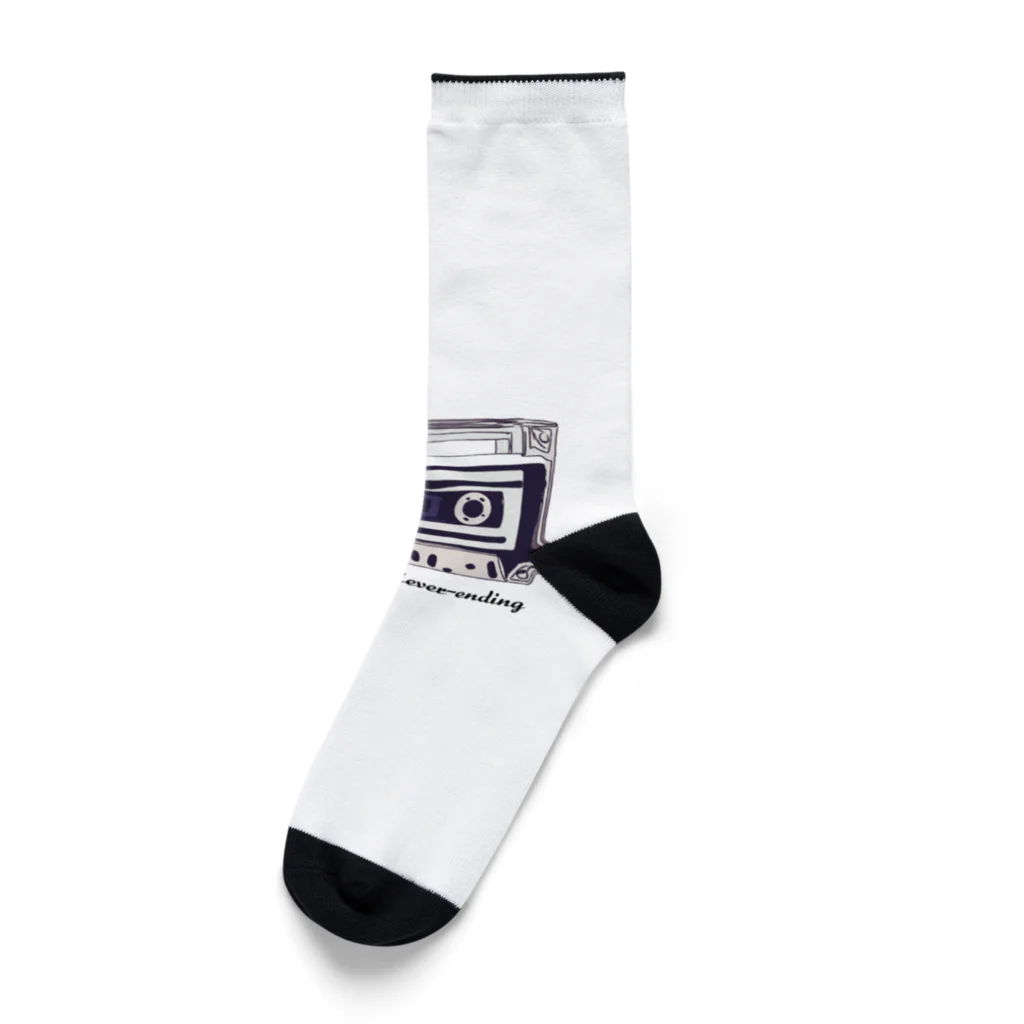 Never-Ending MUSICのインディーズディストロ「Never-Ending MUSIC」グッズ Socks