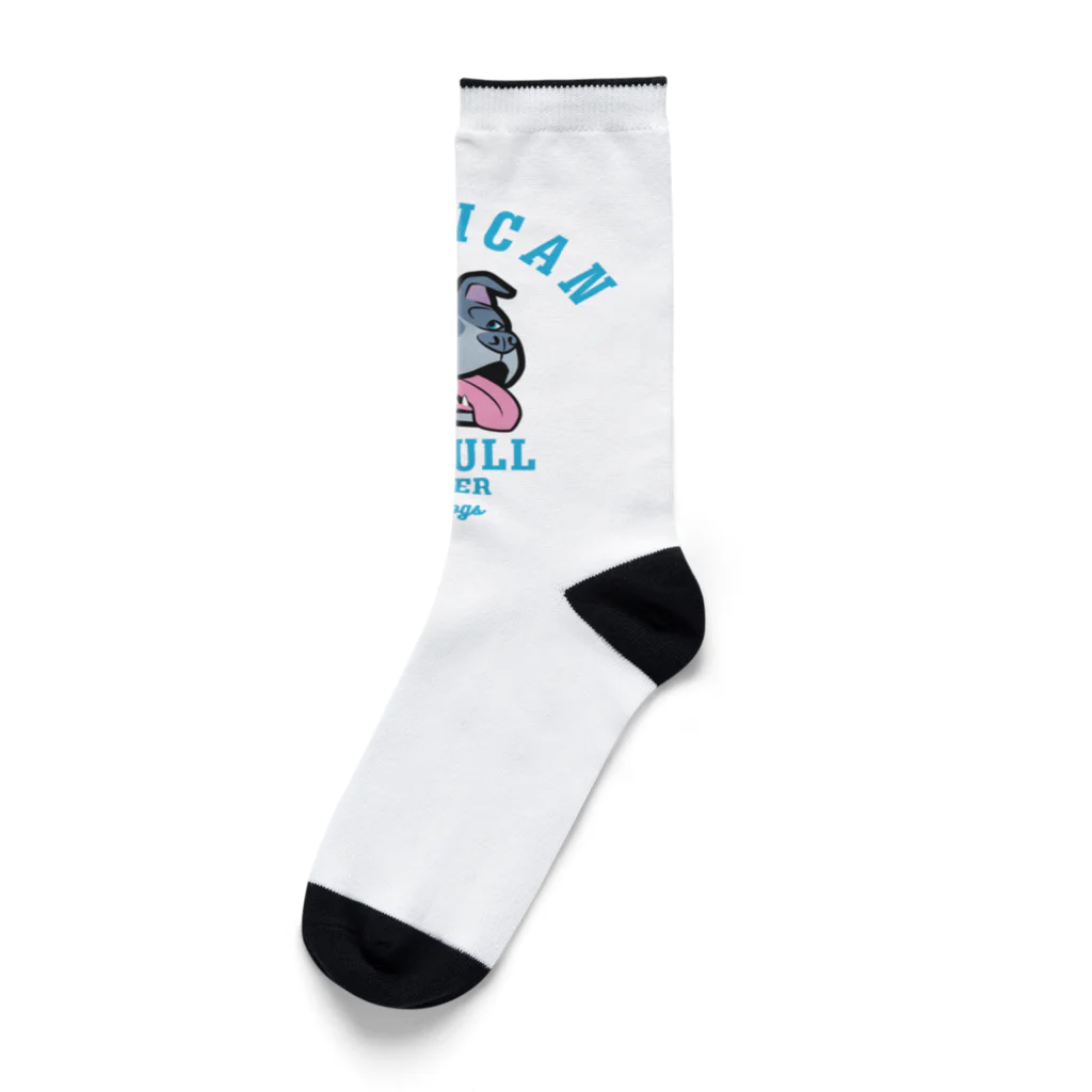 LONESOME TYPE ススのLove❤️Dogs（アメリカンピットブルテリア・青鼻） Socks