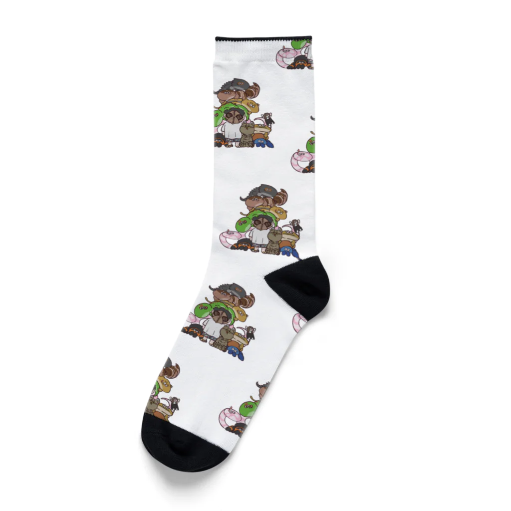 井上アフターバーナーの自分でファンアート靴下 Socks