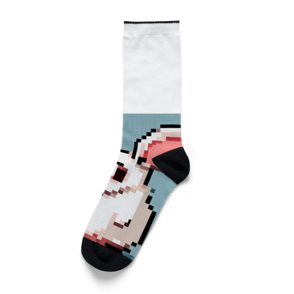 Dragonfly!!(トンボ)のドット絵　ウサギ Socks