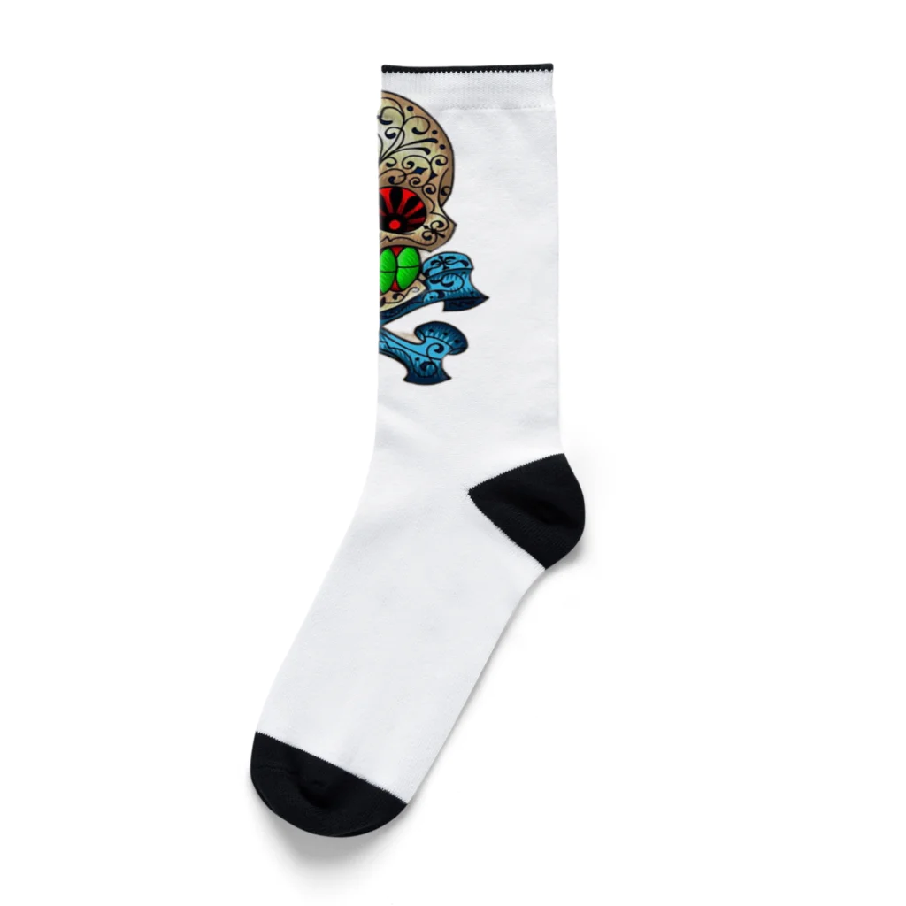 Hinakagoのメキシカンスカル Socks