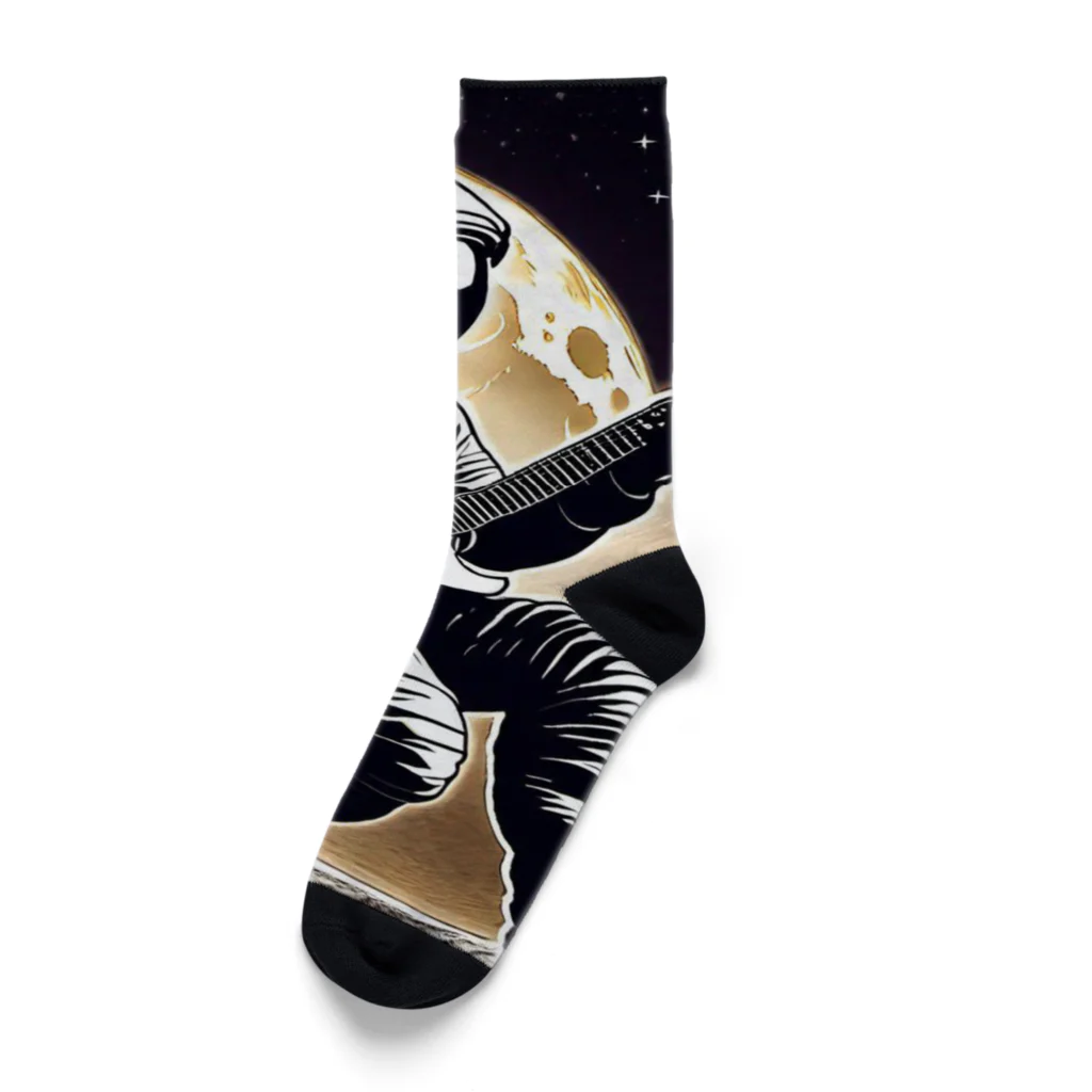 宇宙開発デザイン科の月面のギタリスト Socks