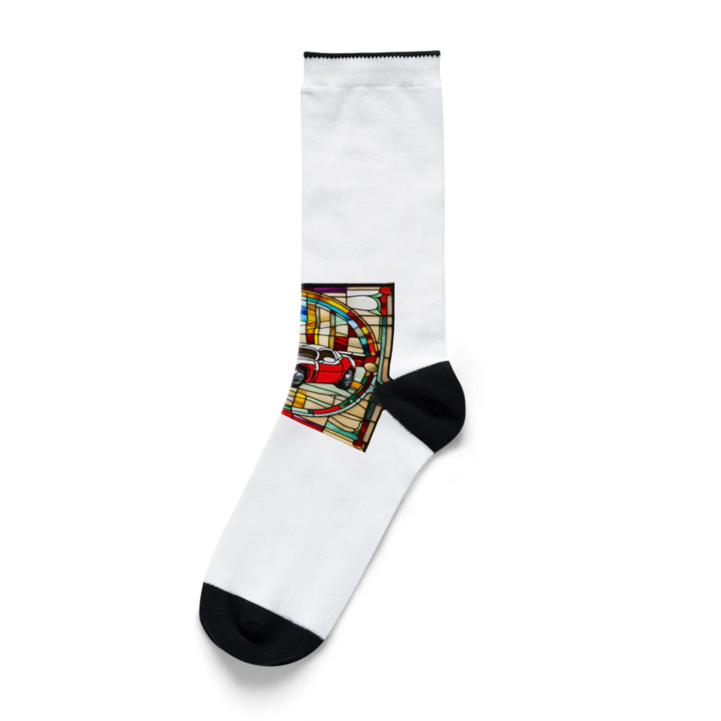 mofu mofu309のポルシェ見えへん Socks