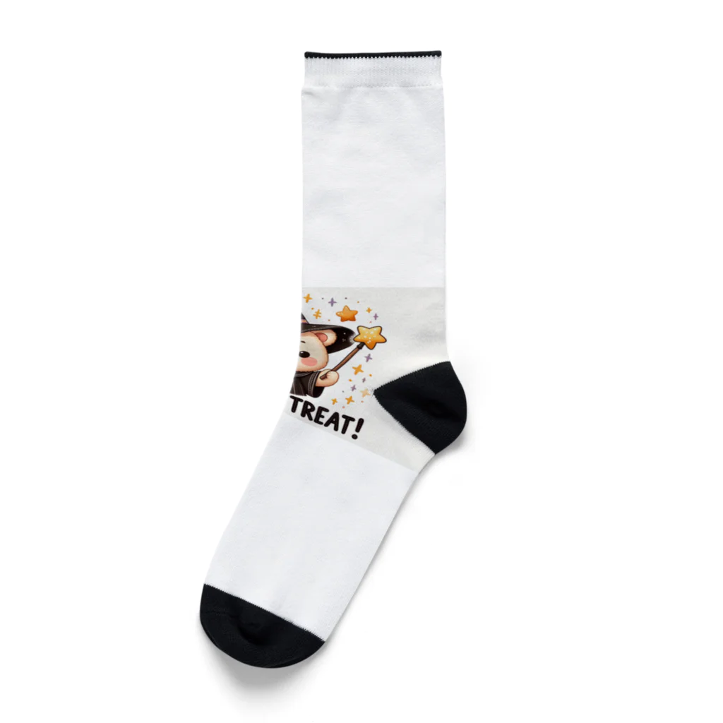 yusaki55maikingのハロウィンのクマウィン Socks