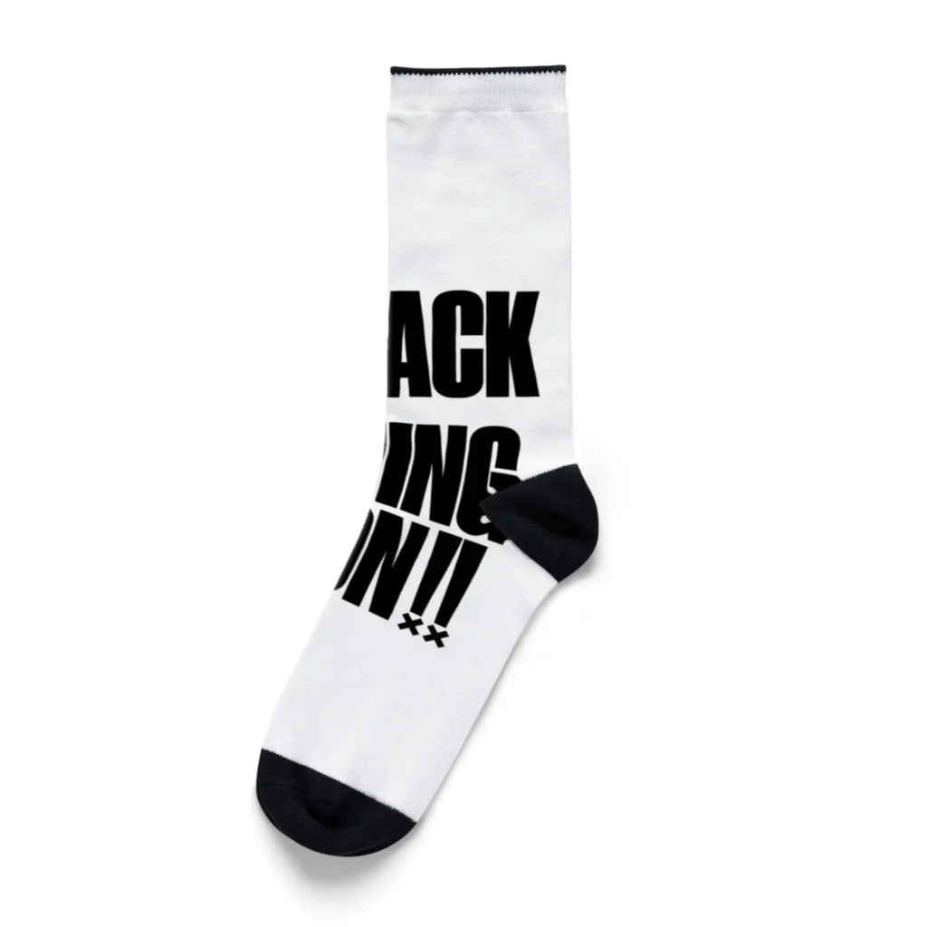 おもしろいTシャツ屋さんのSIXPACK COMINGSOON シックスパック カミングスーン 筋トレ Socks