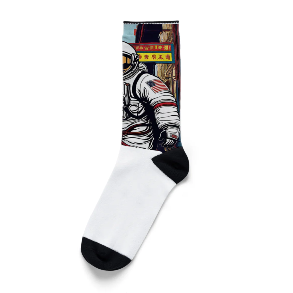 宇宙開発デザイン科の場違いコーディネート Socks