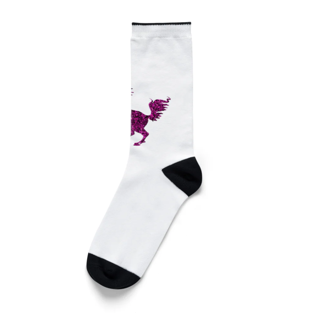 mumusの馬　sequinspink Socks