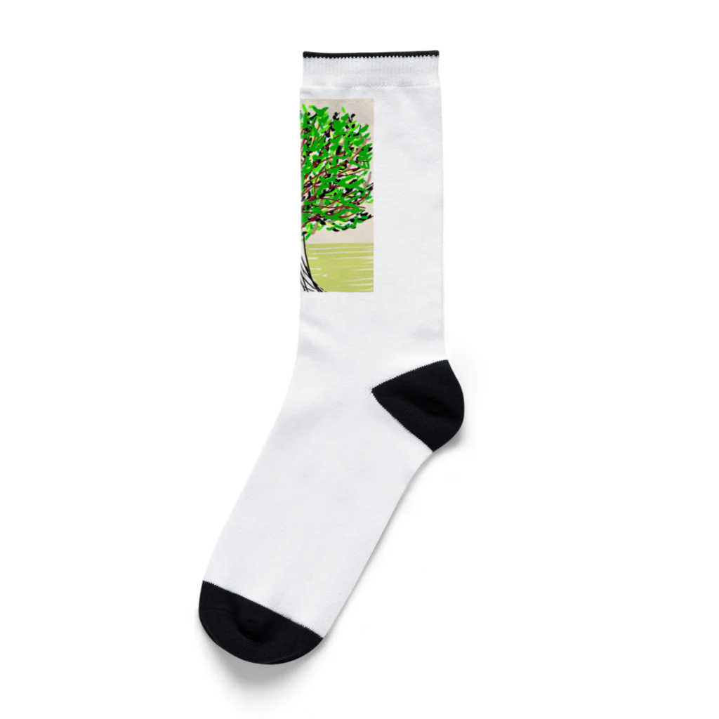 ペコラボのデカTREE Socks