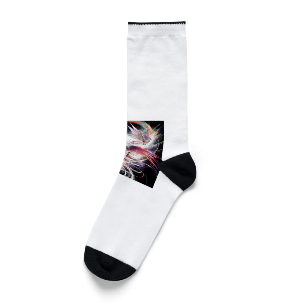 anazawaの白き翼、黒き翼。その手に抱くは愛しの君! Socks