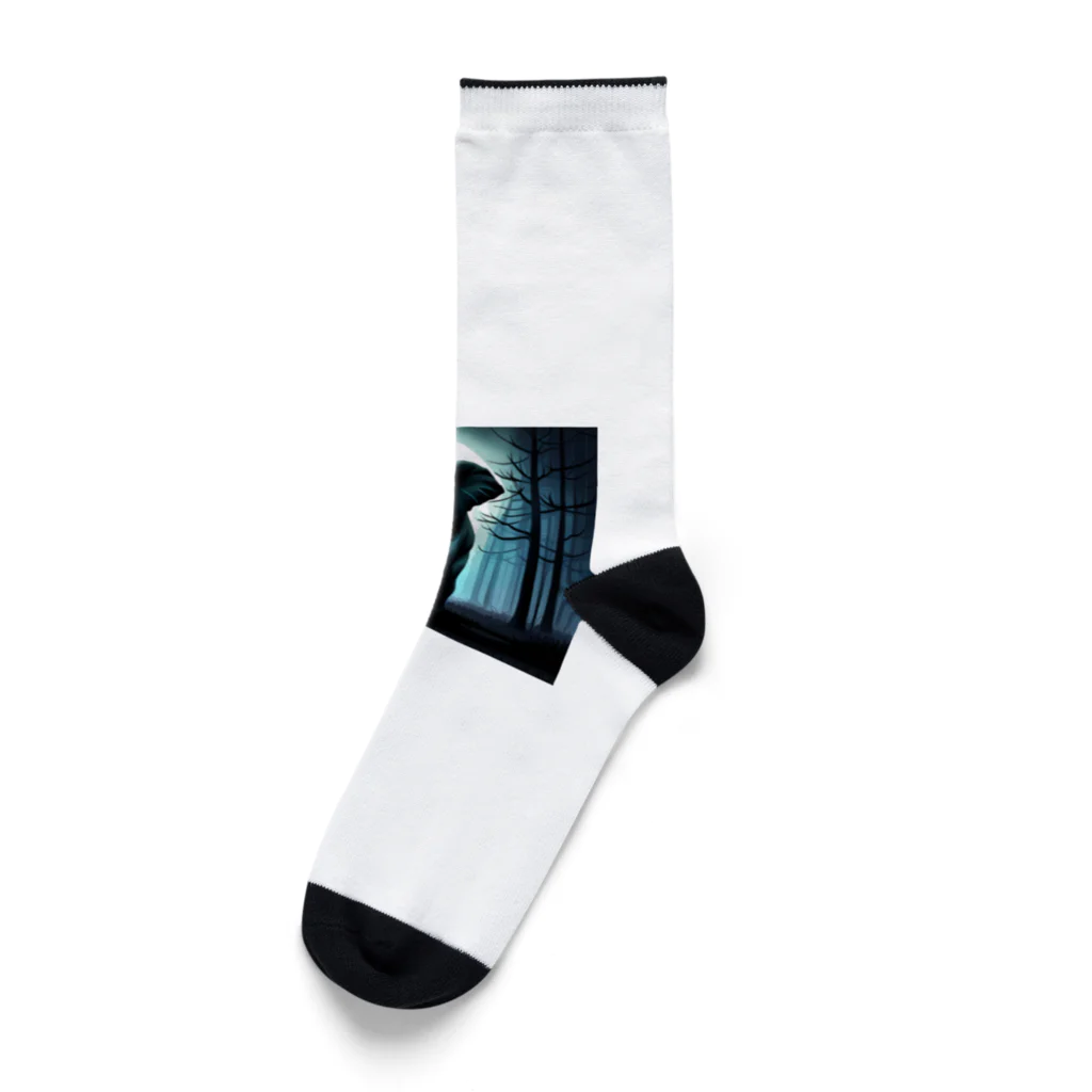 yuuchan22のホラー風ゾウ Socks