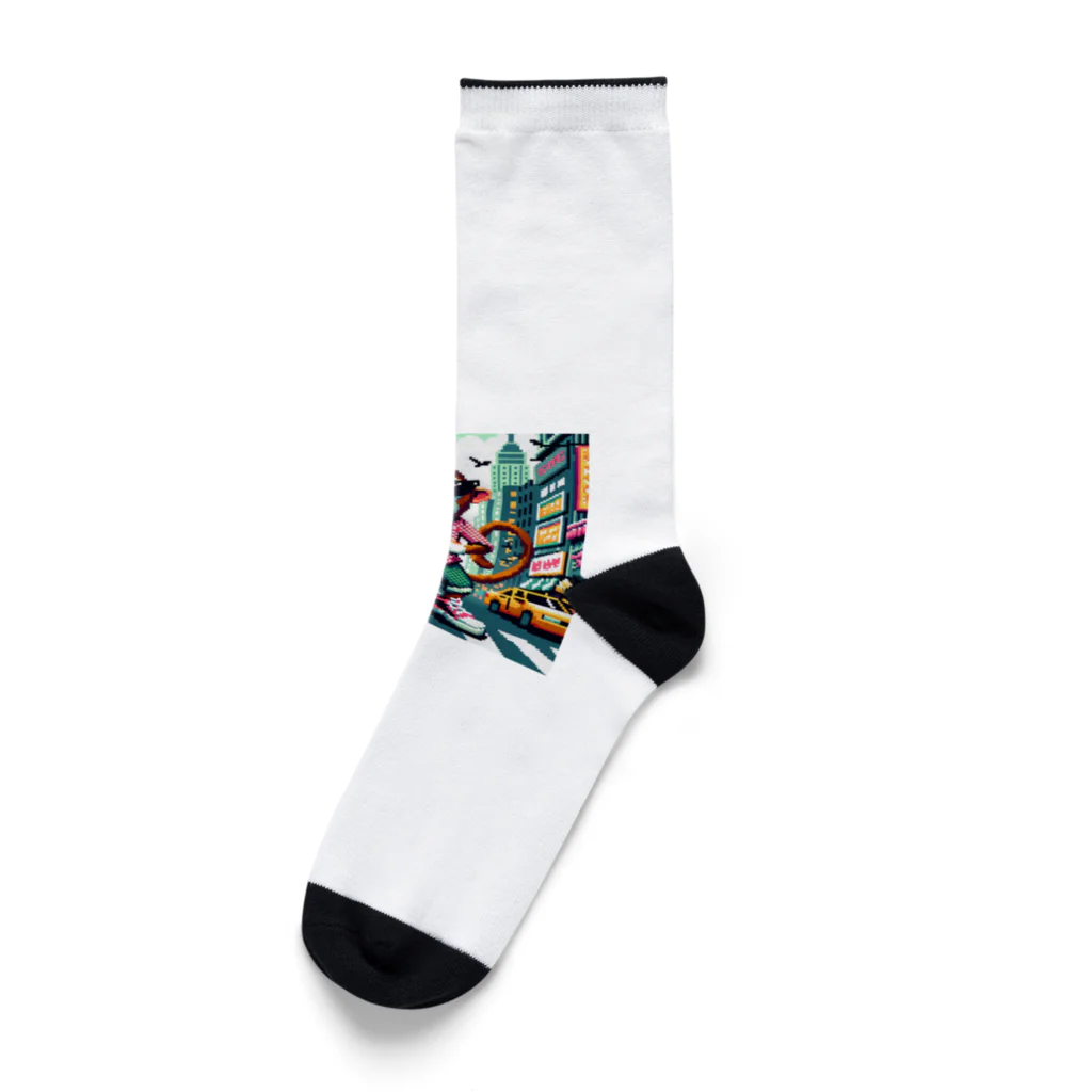 active-msk2のバッドアスファンキーモンキー Socks