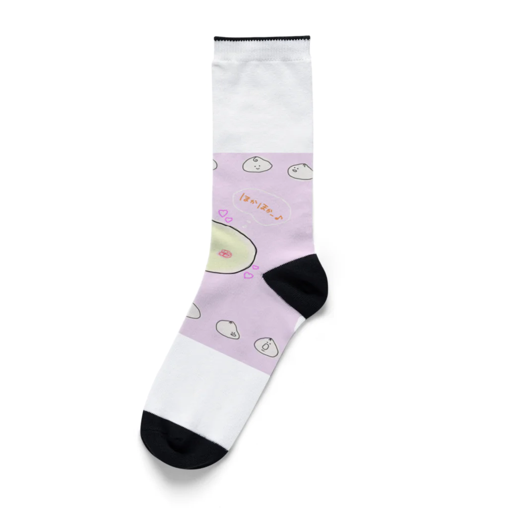 YURU_charaの肉まん君 Socks