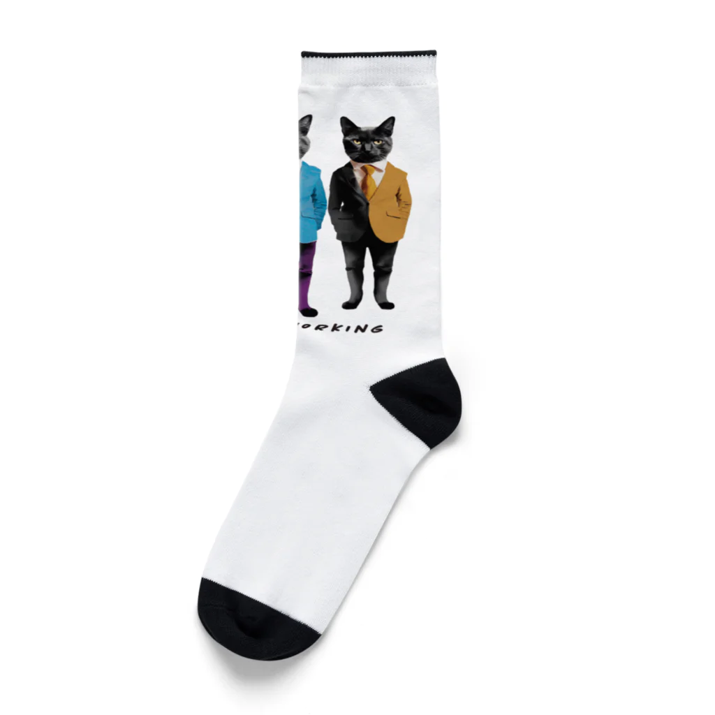 猫神の猫スーツ Socks