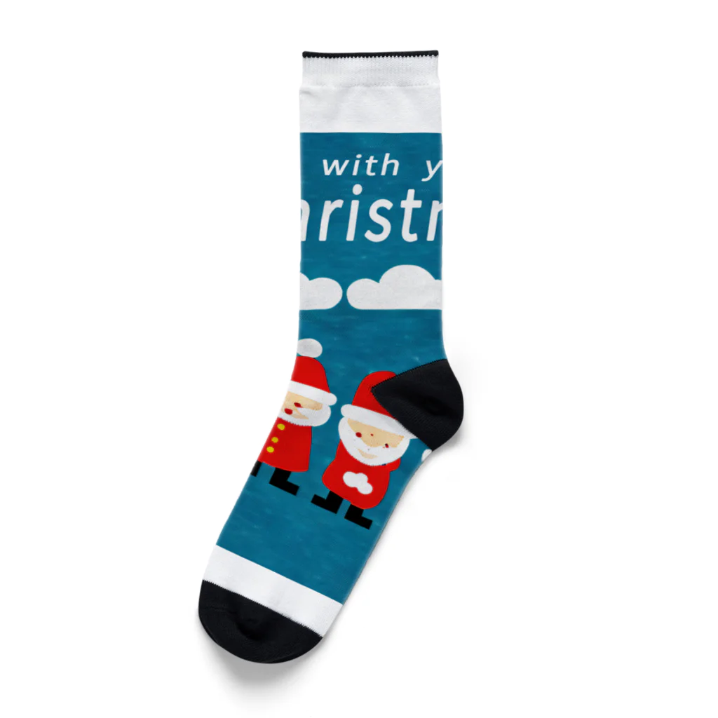 HirockDesignJapanのあなたと過ごすクリスマス　spend christmas with you Socks