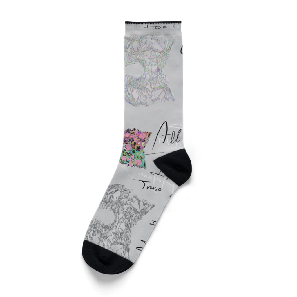 F.W.W.のkeep my love for you #1 Socks