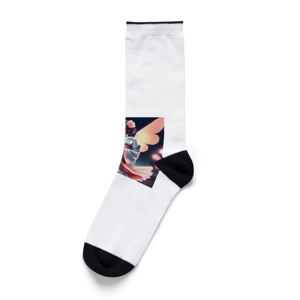 coron72の和服少女 Socks