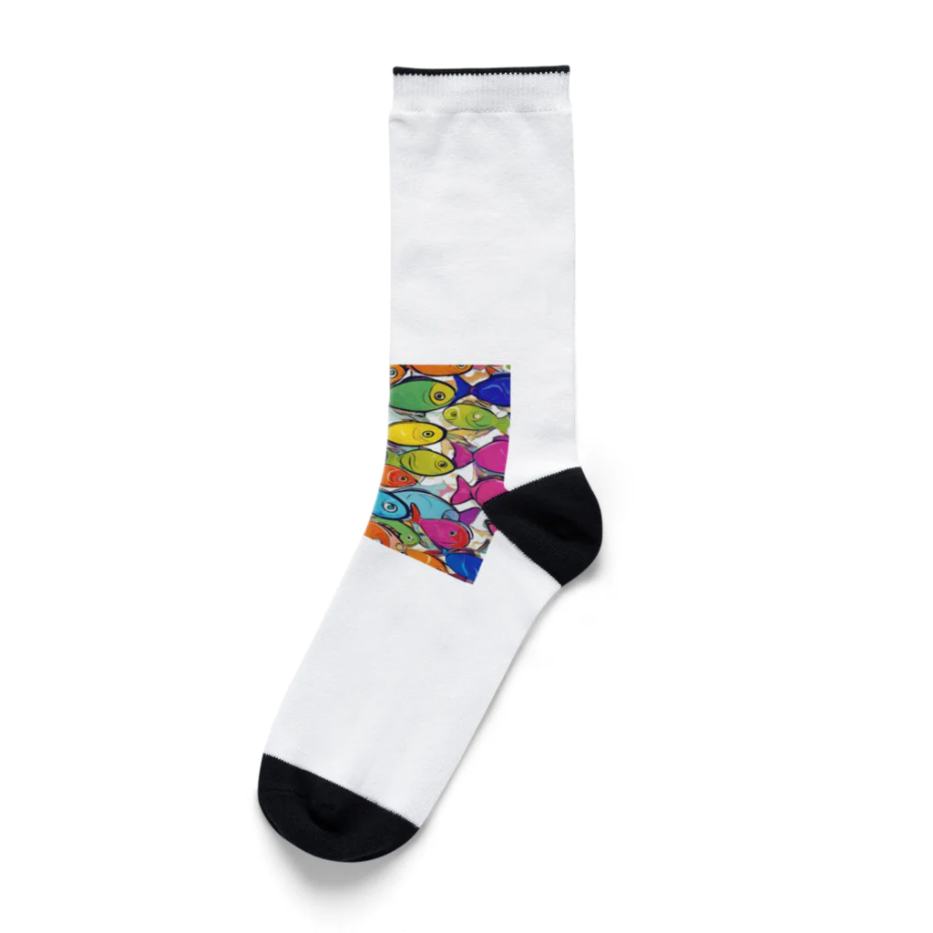 D-JOYのcolorful "sakana" Socks