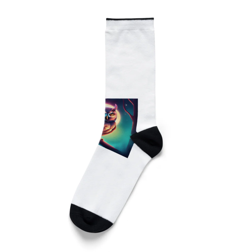 OWIの幸運 ふくろう  グッズ Socks