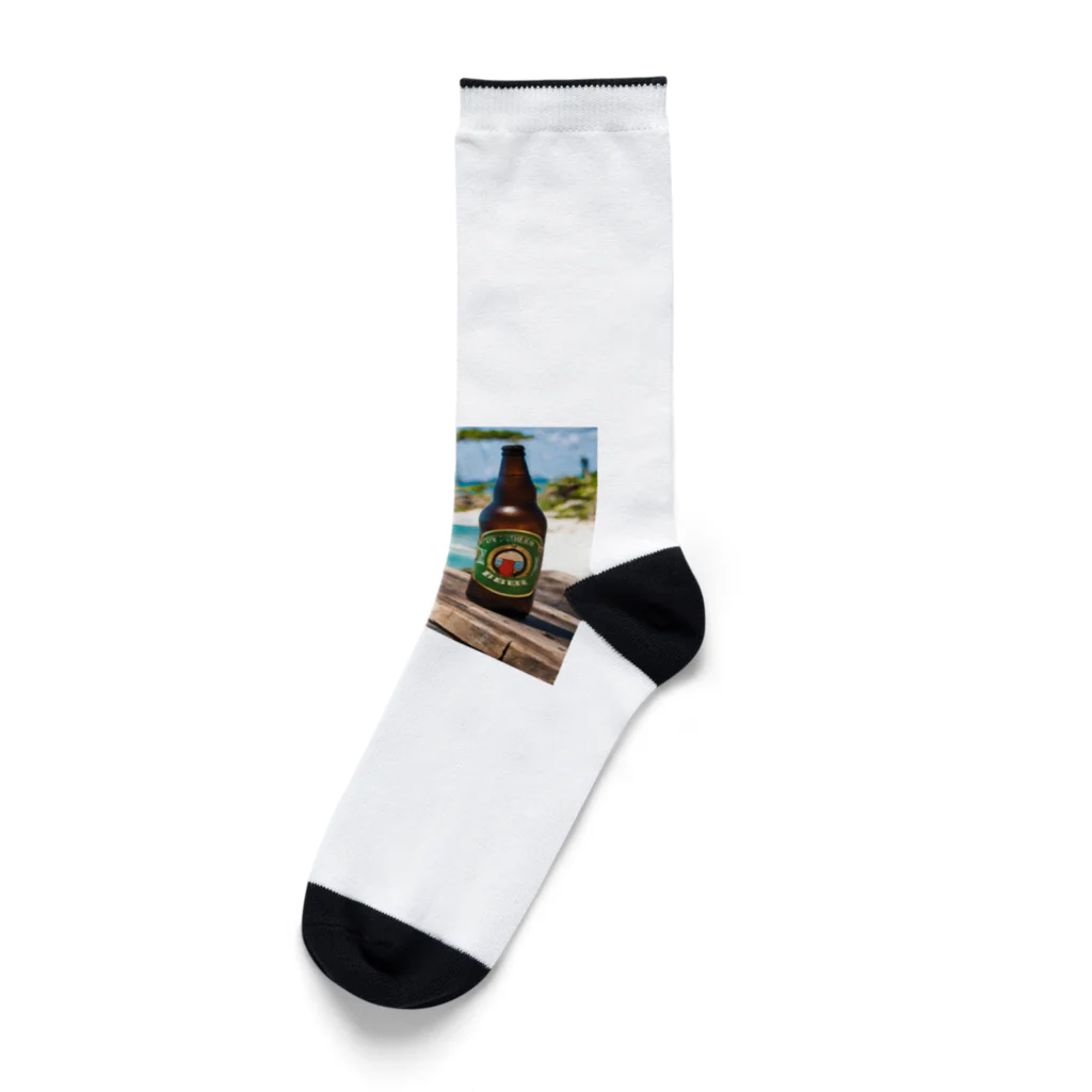 BBQ---のsouthern island beer Socks