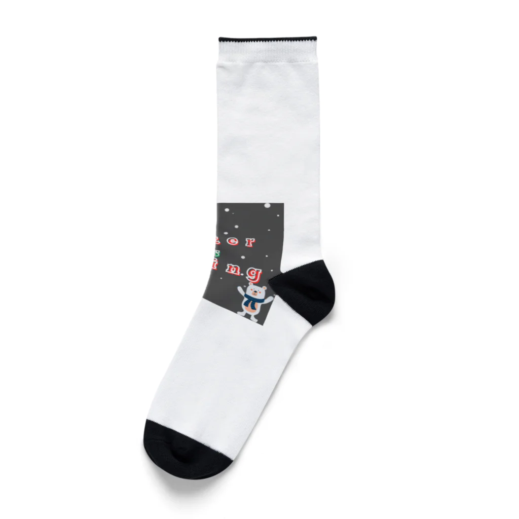 ようこそ　taitaitaro shop への冬限定！かわいい冬がきたぞグッズ登場‼️ Socks