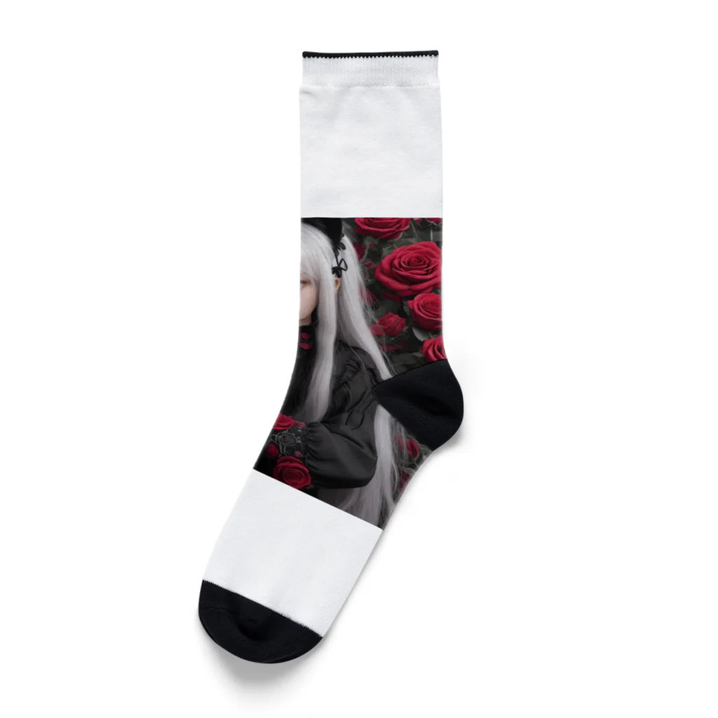 ZZRR12の「猛炎に舞う紅の猫耳守護者」 Socks