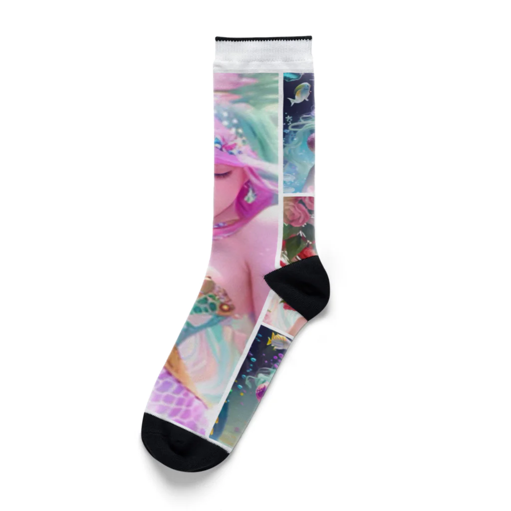 💖宇宙整体♪🌈♪こころからだチャンネル♪💖のhealing move  mermaid REINA Socks