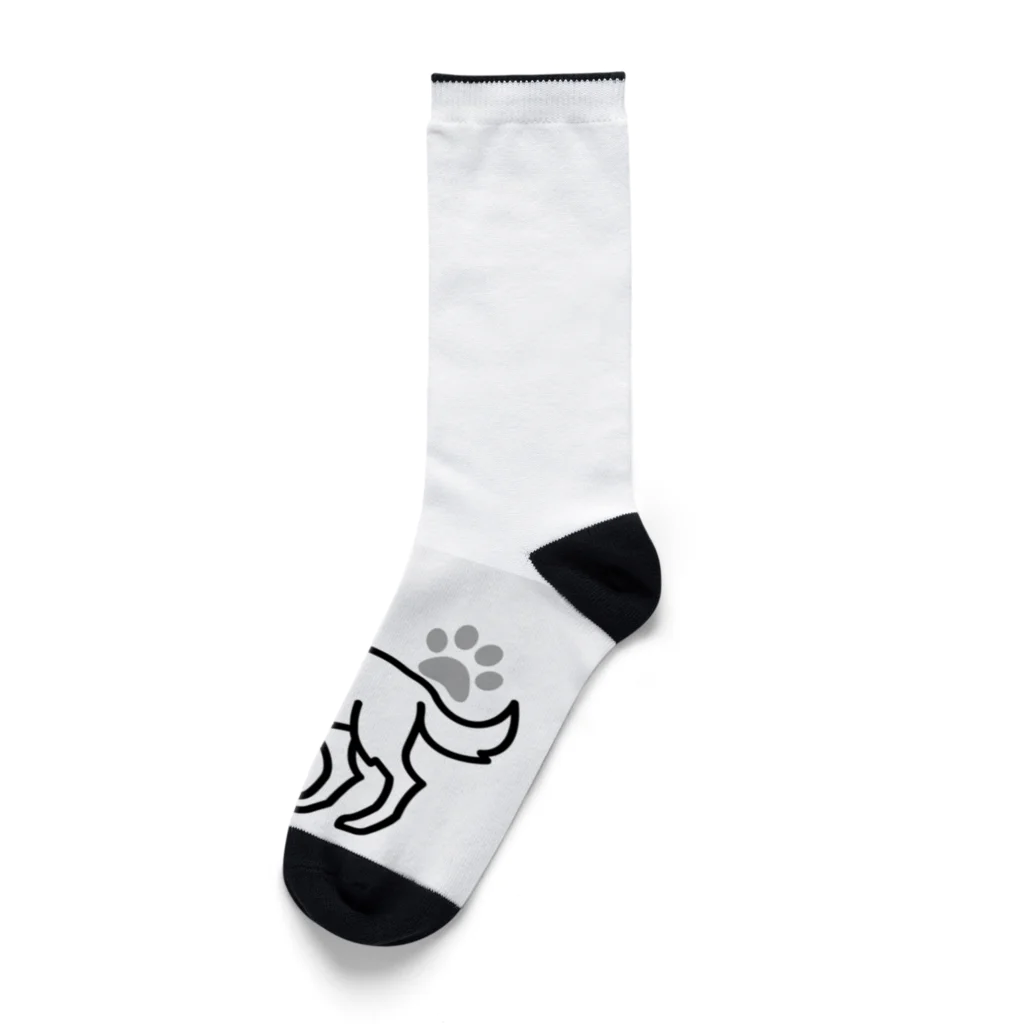 "Elegance Crew"のハウンズ Socks